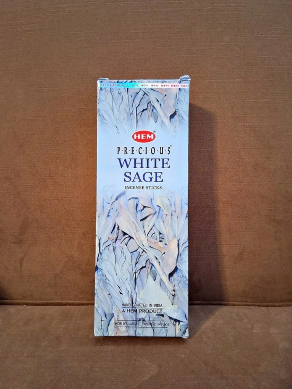 HEM Precious White Sage Incense Sticks White & Blue Box Set